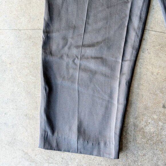 Vintage Spitalnick and Co Black High Rise Pleated Tapered Silk Pants - Picture 5 of 9